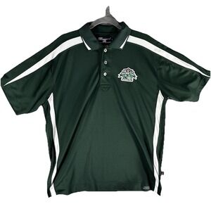 NCAA Michigan State Rose Bowl Polo Mens L Green 100th Anniversary Gameday Shirt